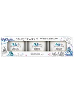 Yankee Candle - Snow Globe Wonderland - 3x Filled Votive Candle